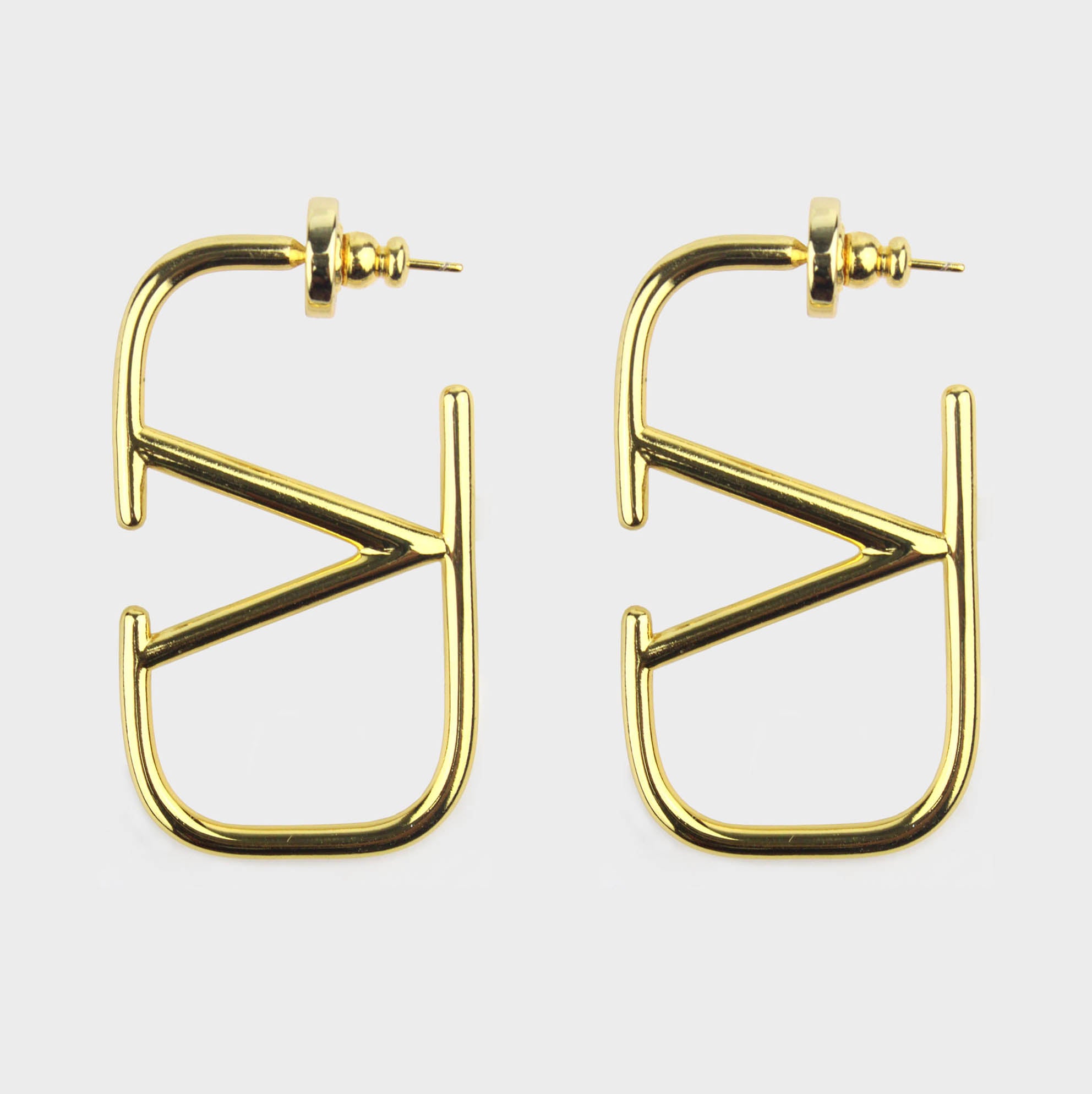 PENDIENTES VLOGO SIGNATURE DE METAL