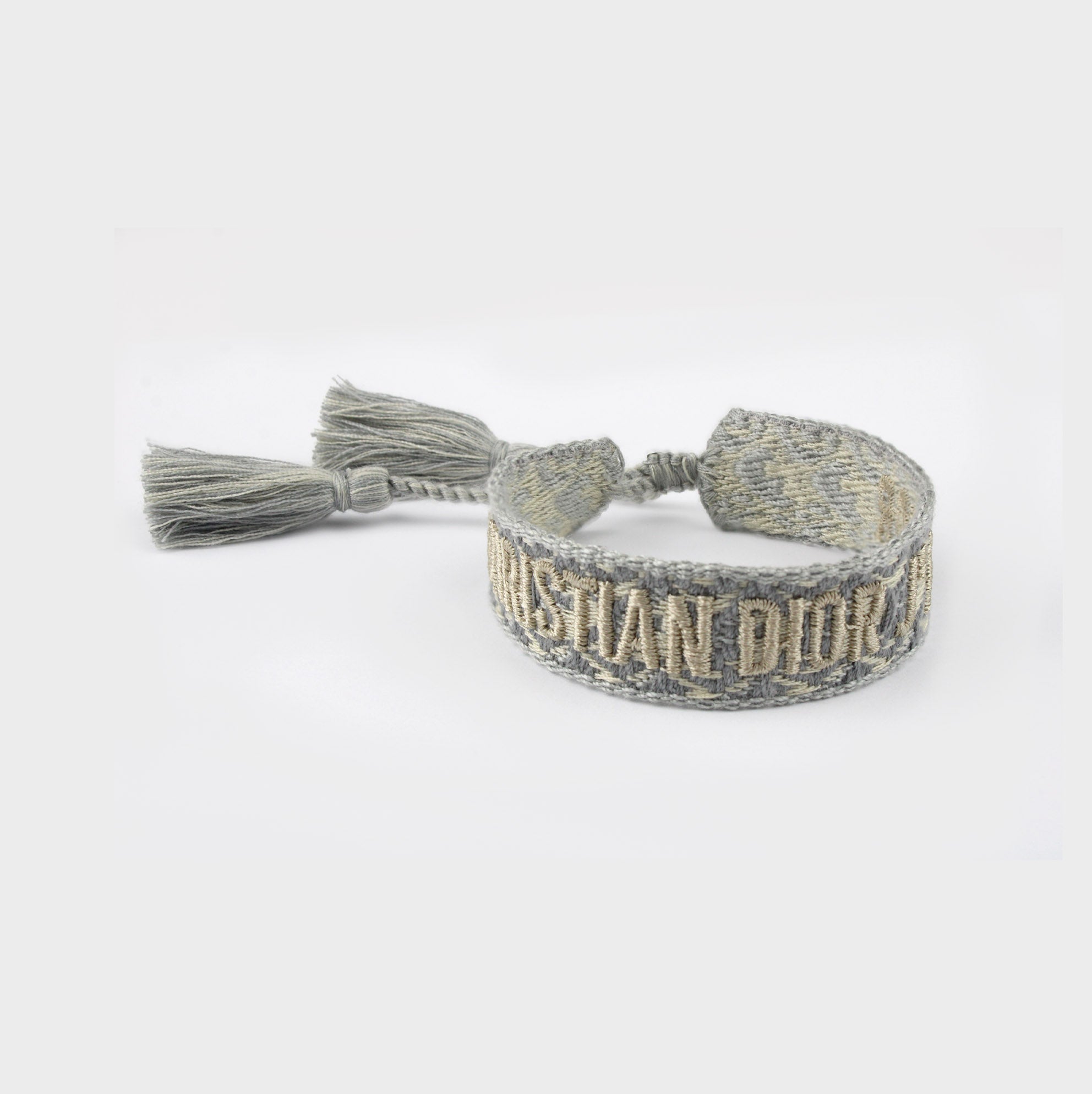 pulsera tejida christian dior
