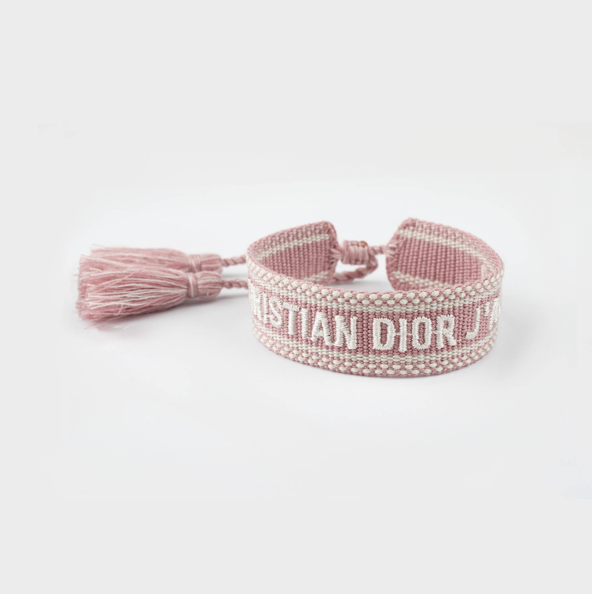 pulsera tejida christian dior