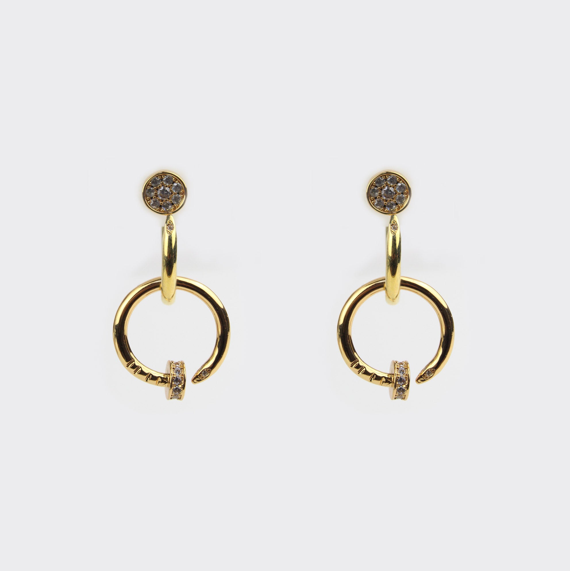 Aretes Tipo Clavo