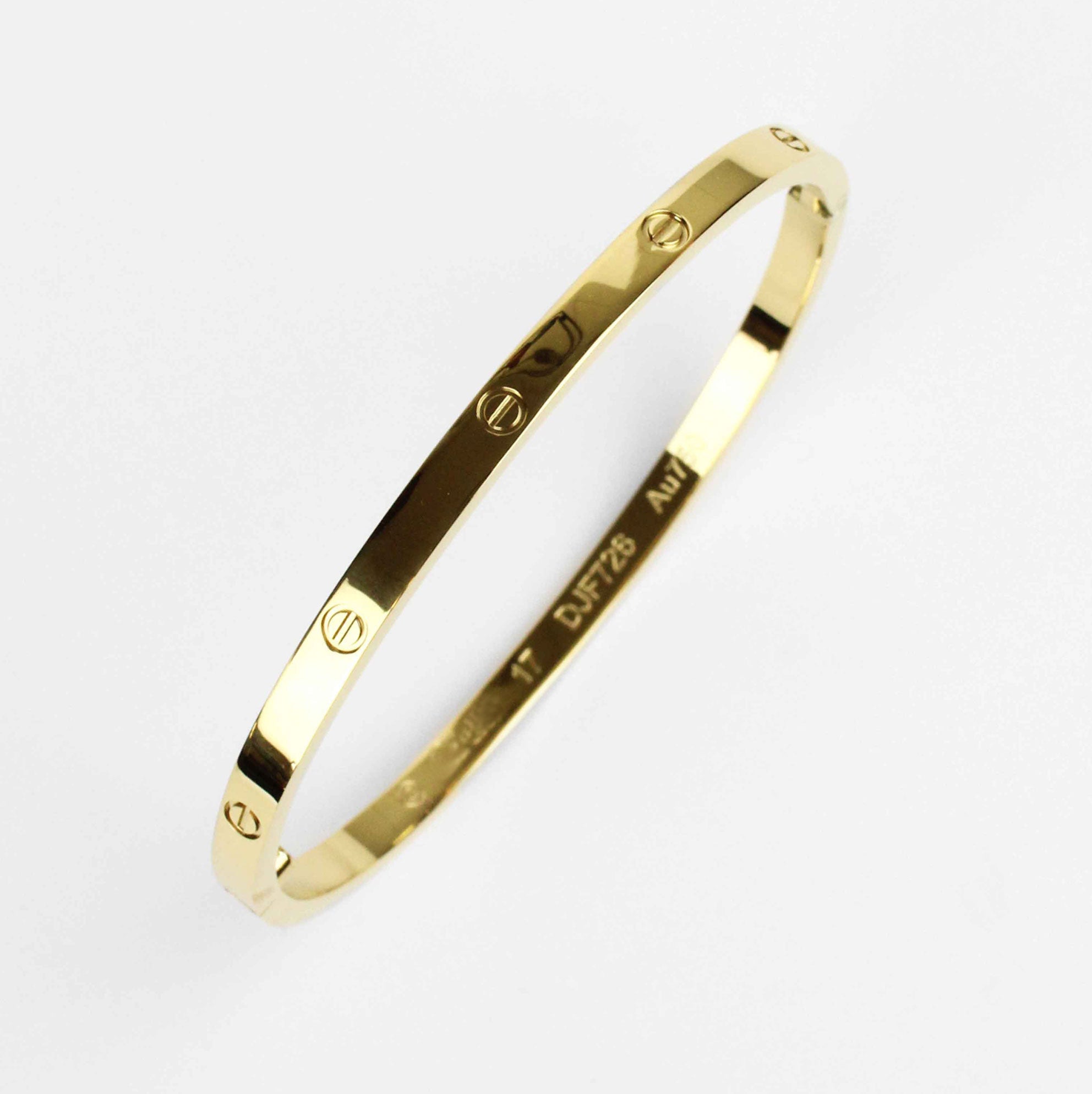 Pulsera Love Gold Delgado hi