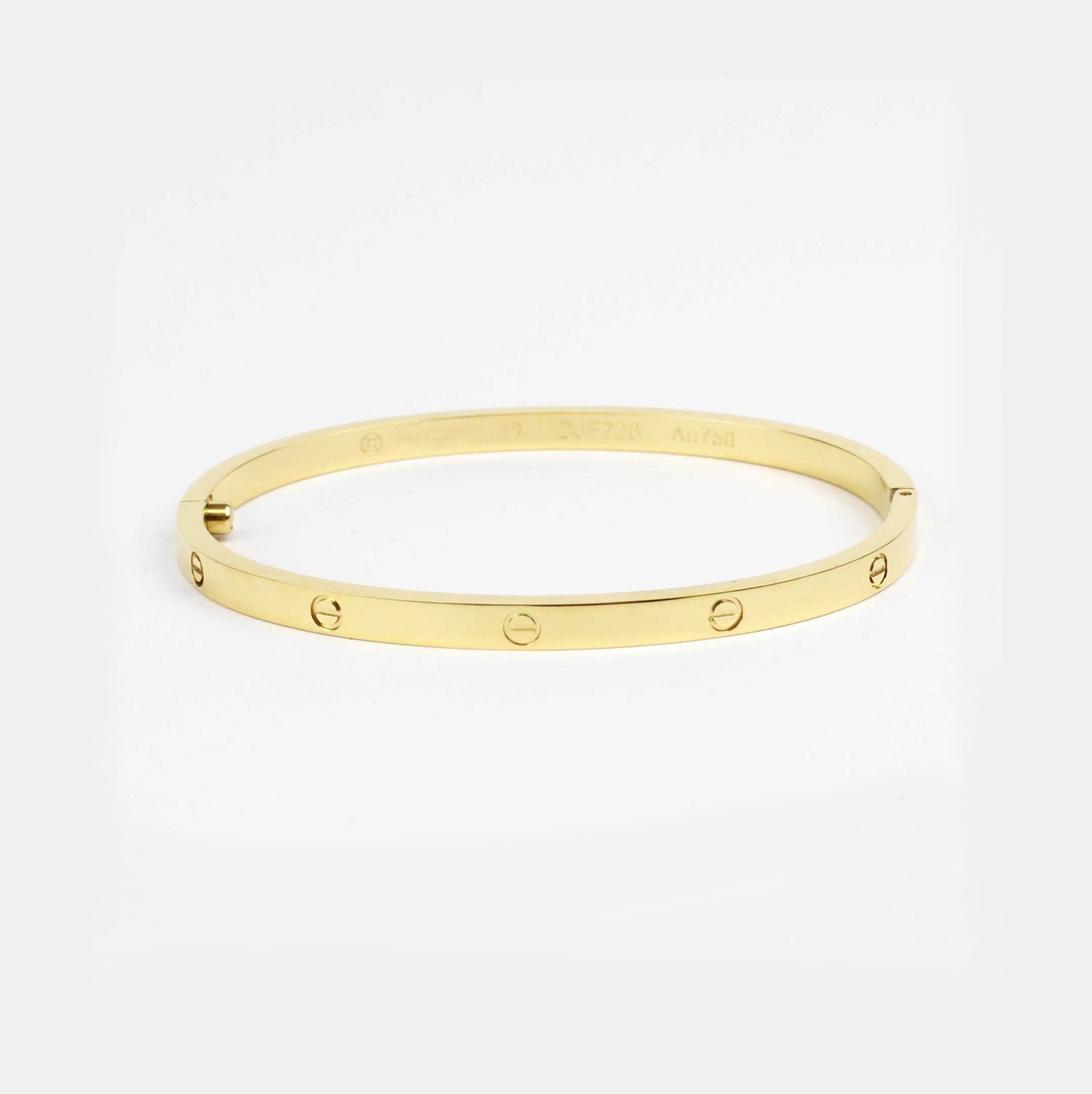 Pulsera Love Gold Delgado hi