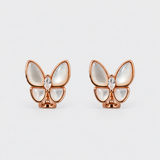 ARETES ROSA GOLD ZIRCONIAS VF