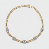 COLLAR GOLD AND SILVER