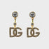Dolce & Gabbana aretes D&G con detalles de strass