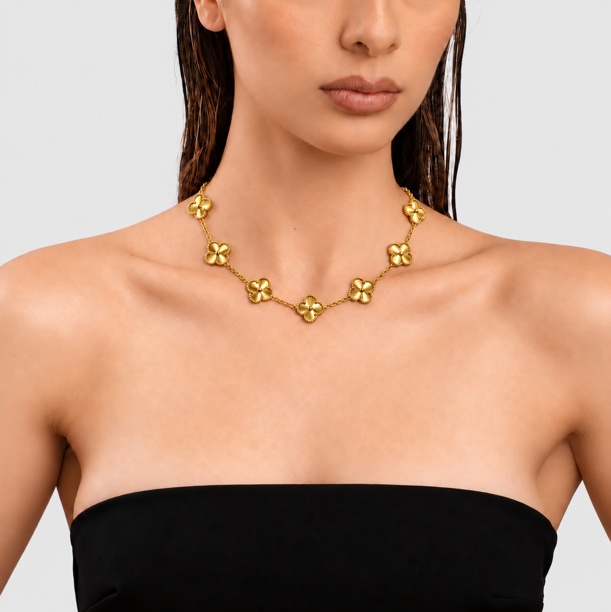 COLLAR TREBOL GOLD