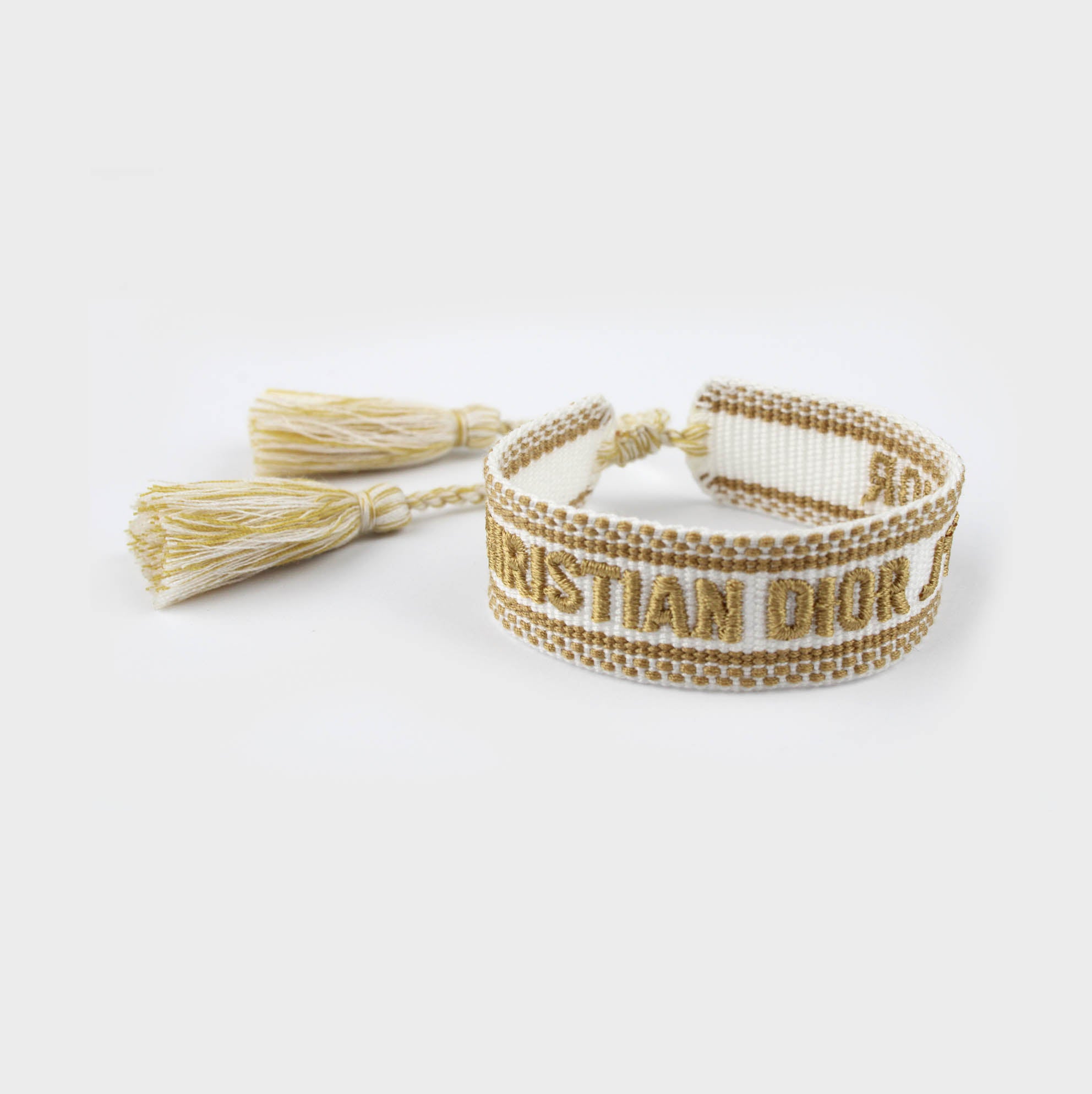 pulsera tejjida Christian dior