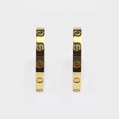 aretes cartier  love pendientes 