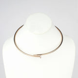 Collar Tipo Clavo Rosa Gold