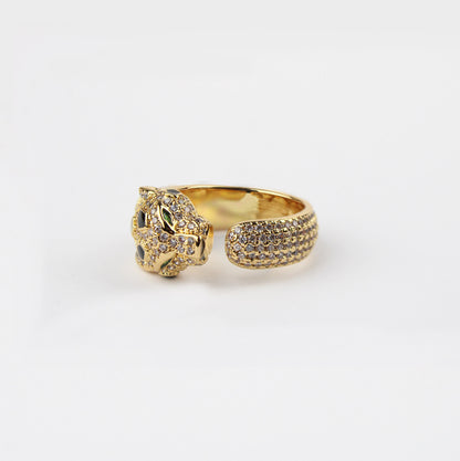 Anillo Panthere Anillo Pantera De Cartier Imitacion Diamantes