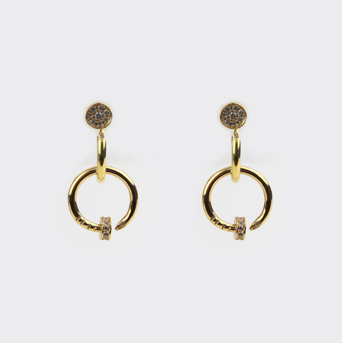 Aretes Tipo Clavo