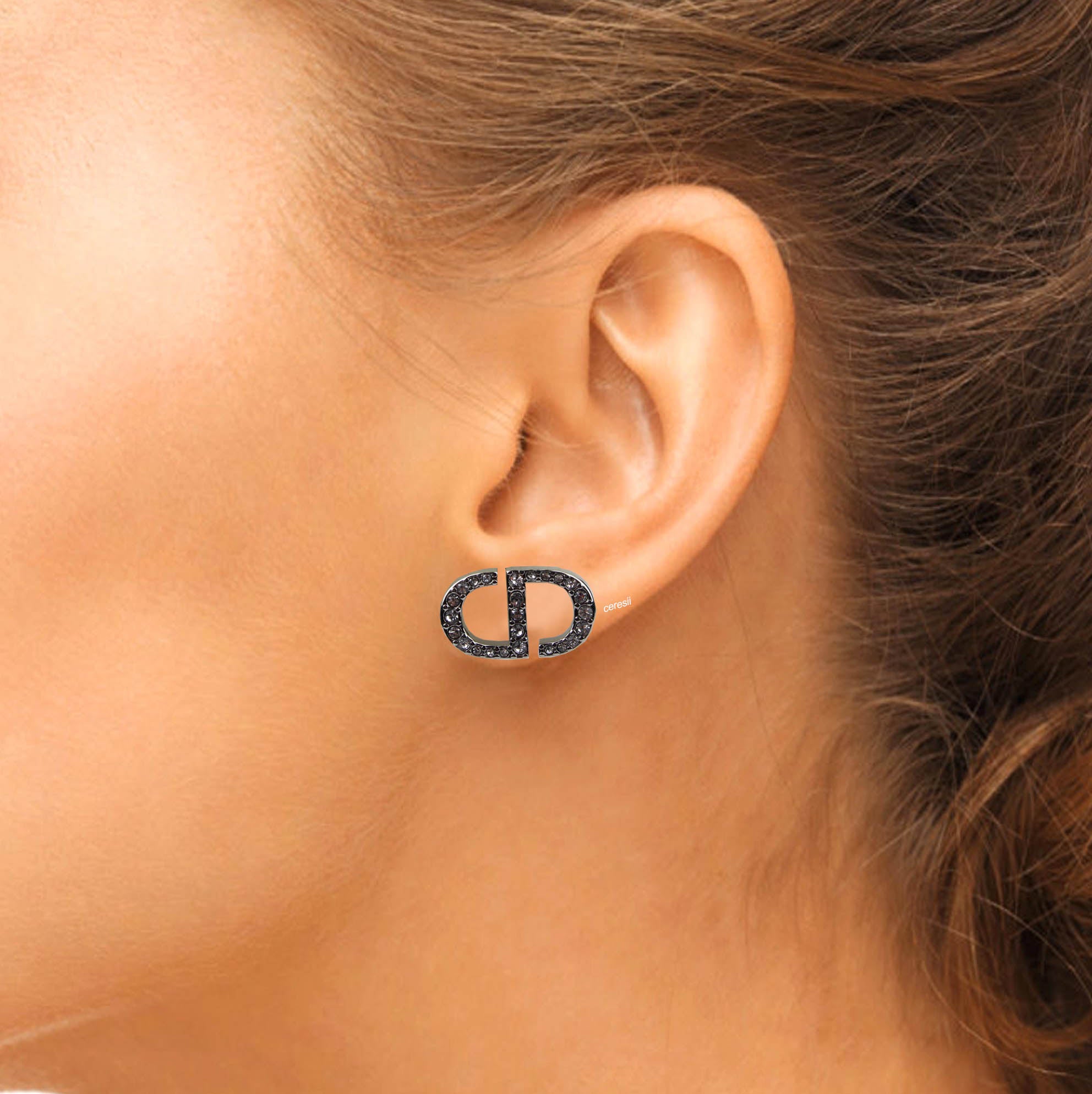 aretes christian dior