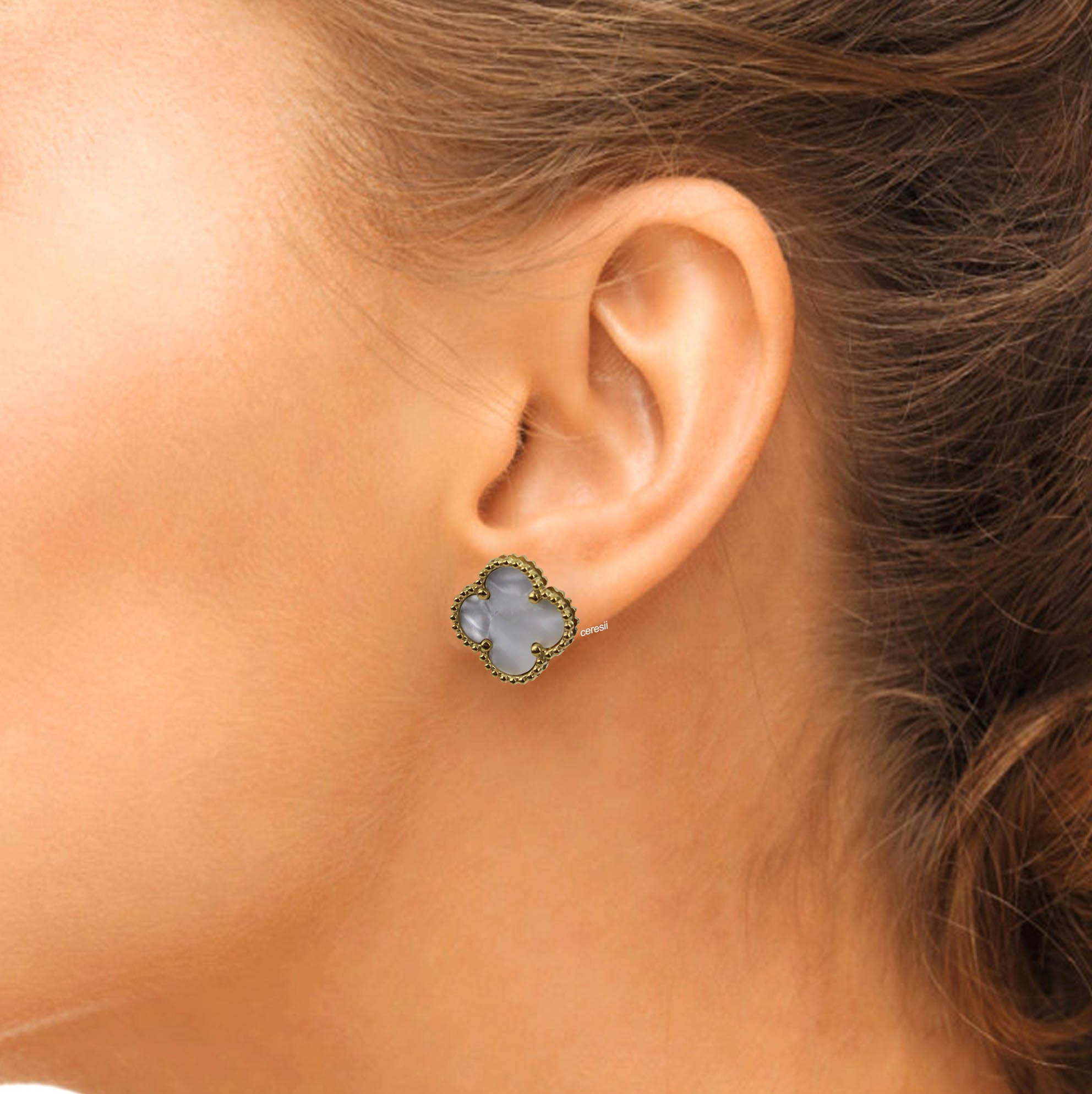 aretes Van cleef