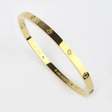 Pulsera Love Gold Delgada