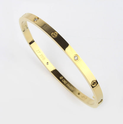 Pulsera Love Gold Delgada