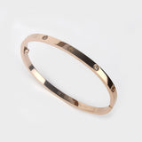 Pulsera Love Rosa Gold Delgado
