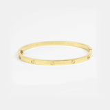 Pulsera Love Gold Delgado  hi