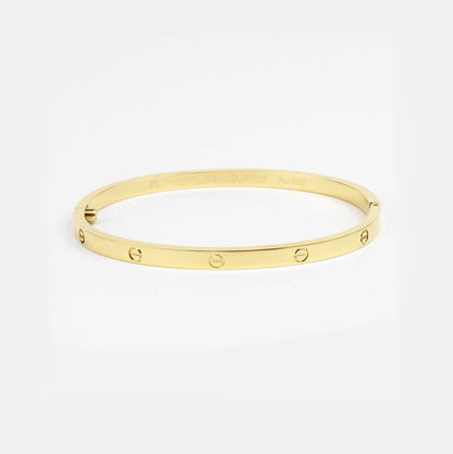 Pulsera Love Gold Delgado