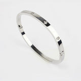 Pulsera Love Silver Delgada 2