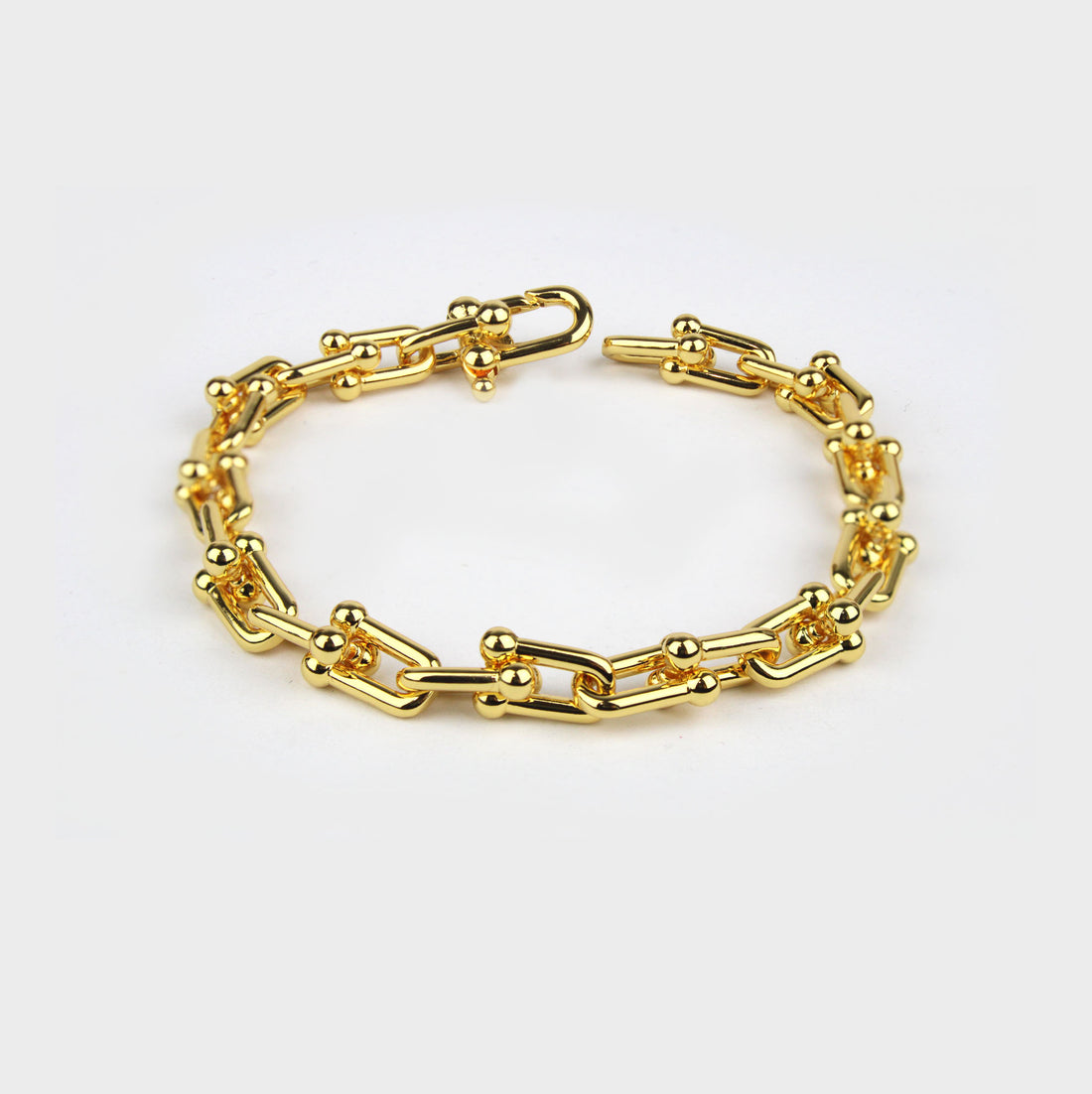 Pulsera Tipo T Dorada