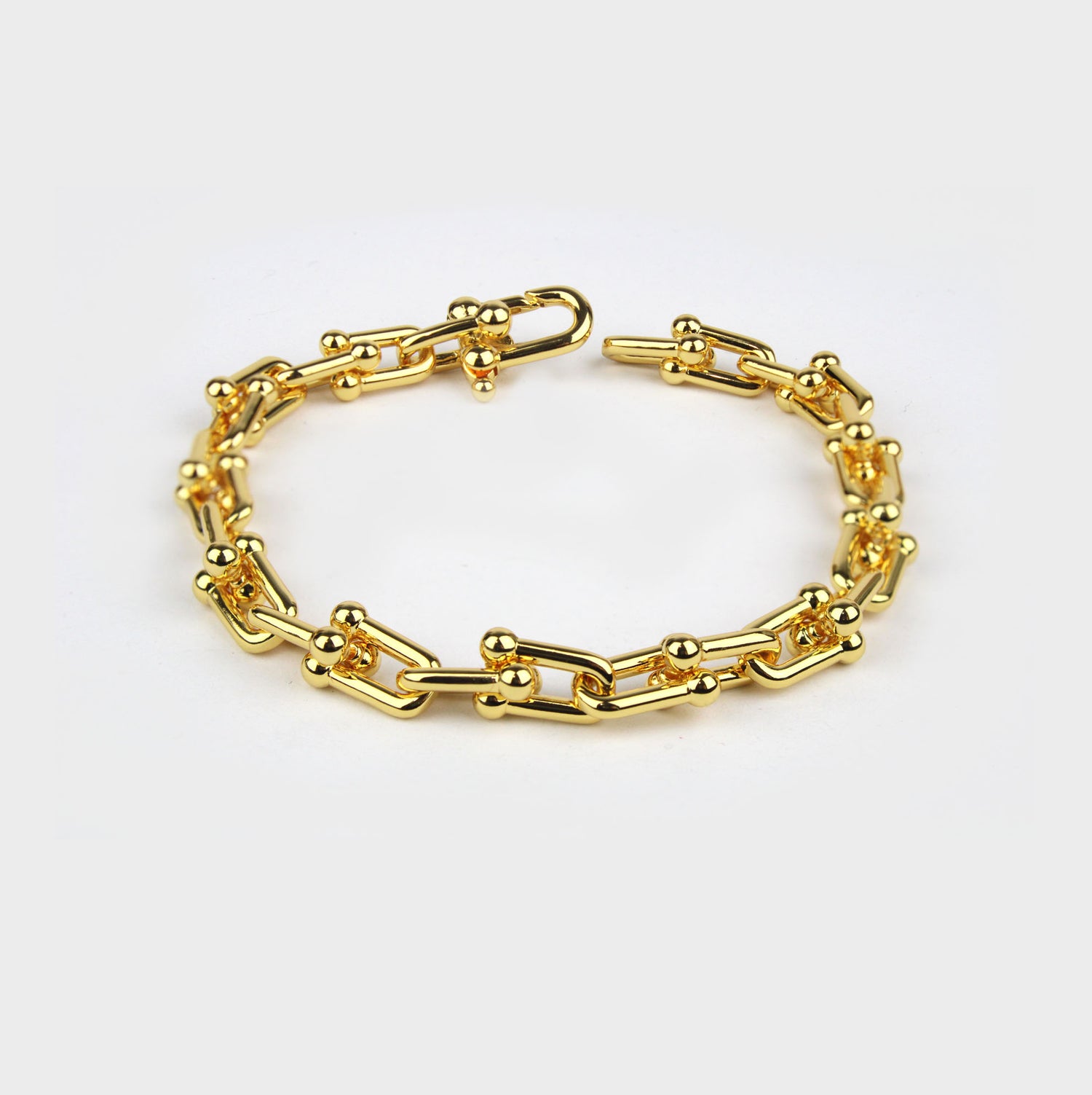 Pulsera Tipo T Dorada