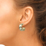 Pendientes de aro Perlée Clovers Van Cleef