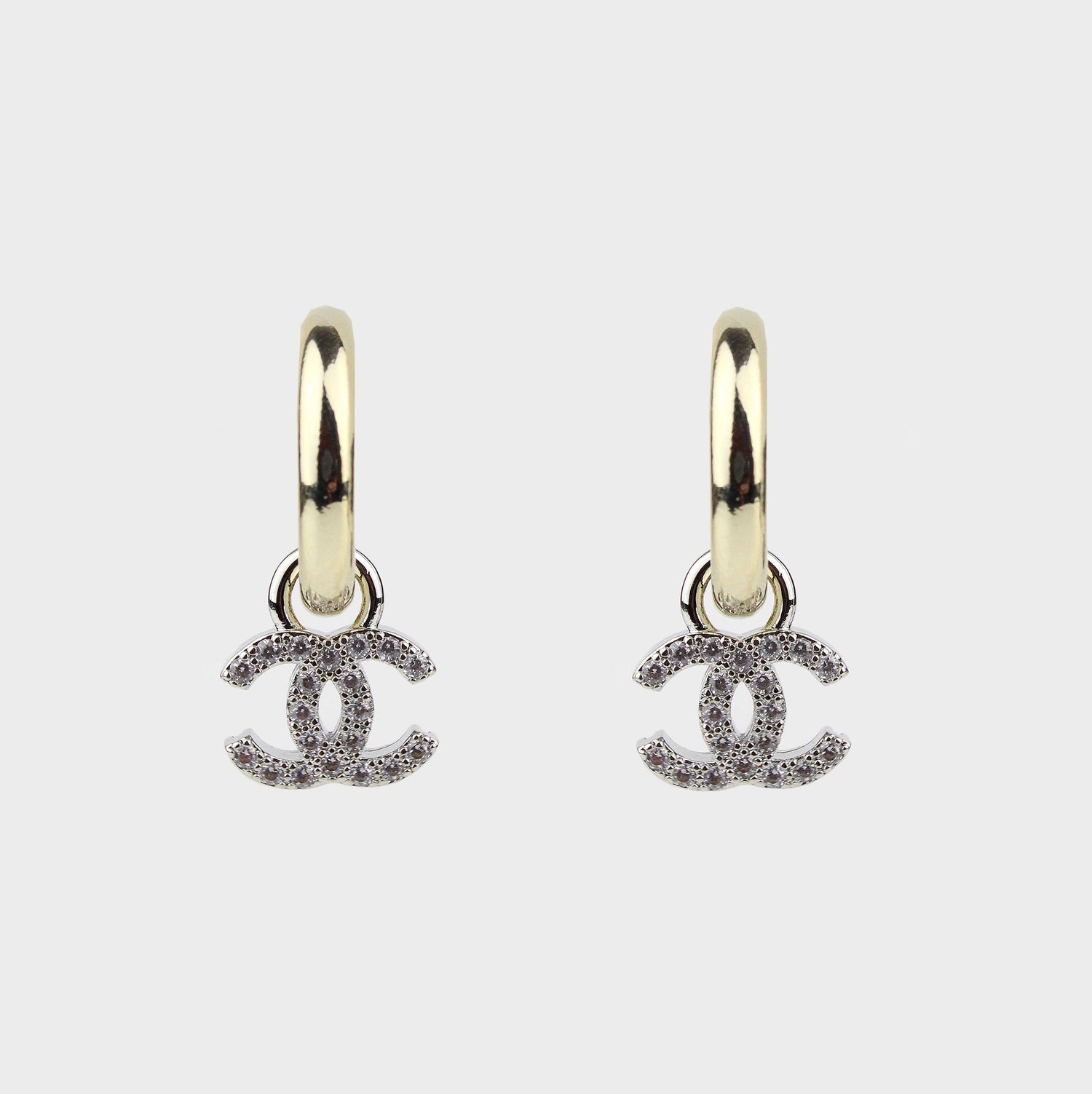 aretes chanel oro