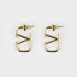 aretes VLOGO SIGNATURE DE METAL